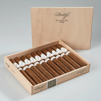 A box of davidoff blazeset cigars.