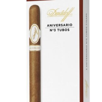 A box of davidoff no. 2 tubos with the packaging