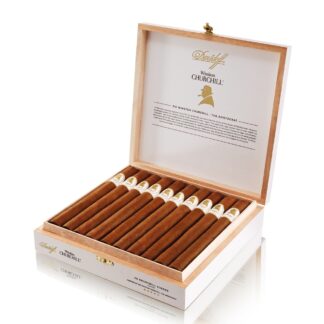A box of davidoff cigars with the logo on top.