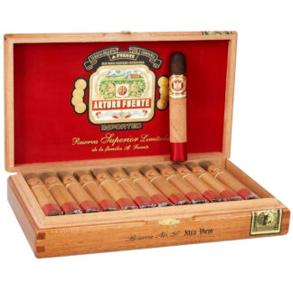 A box of arturo fuente reserva no. 3 cigars