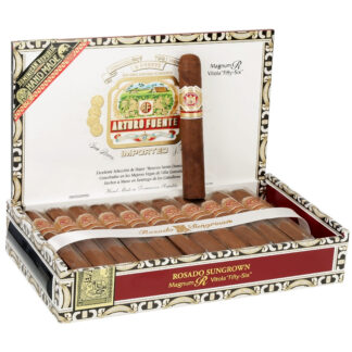 A box of arturo fuente reserva no. 4 cigars