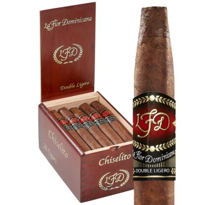 A box of cigars with the word " la flor de la costa " on it.
