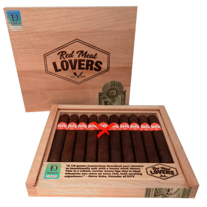 A box of red meat lovers cigars